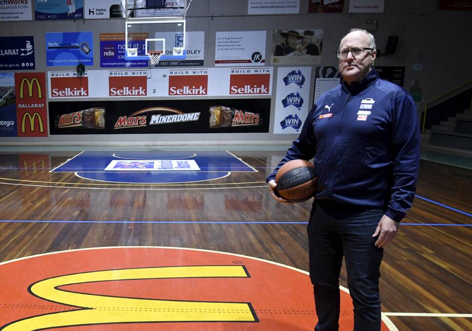 CALLED OFF: Ballarat Basketball CEO Neville Ivey is disappointed after having to cancel the club's junior basketball tournament for the second consecutive year. Picture: Lachlan Bence