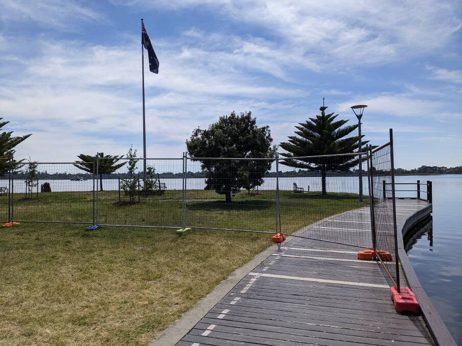FLYING HIGH: The Australian flag at View Point will soon be joined by the Aboriginal and Torres Strait Islander flags.