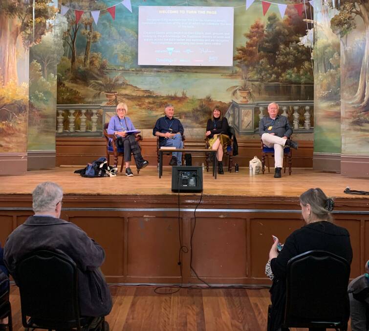 WELL READ: Patrons take in an author talk at this year's Clunes Booktown. Picture: supplied