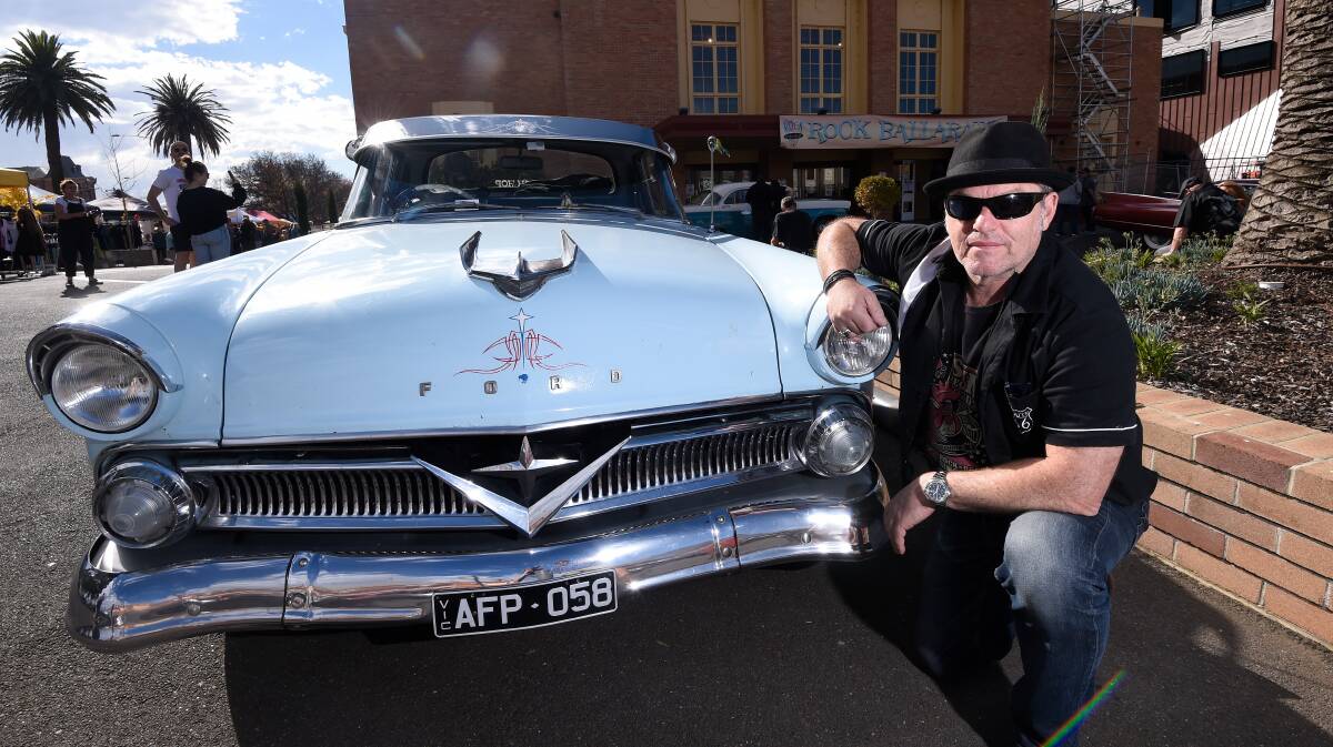 Ray Daley of Shop MSV with his 59 Ford Mainline 'star model'.