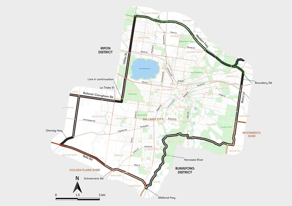 EUREKA: A map of the proposed new electorate. Picture: Electoral Boundaries Commission