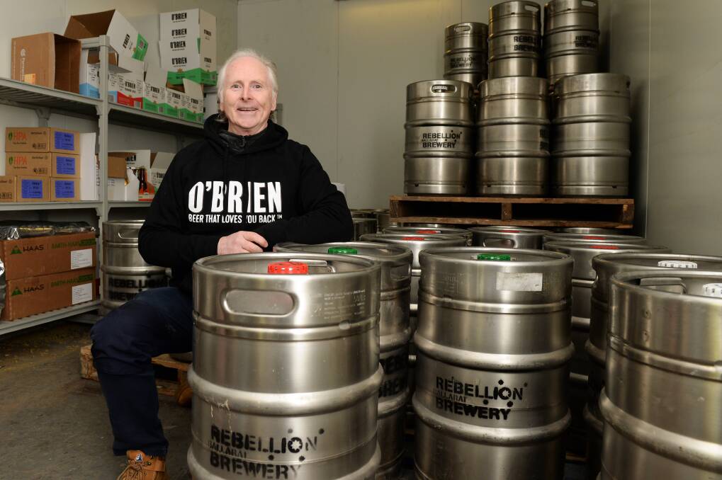 ON TAP: Rebellion Brewing founder and managing director John O'Brien. Picture: Kate Healy