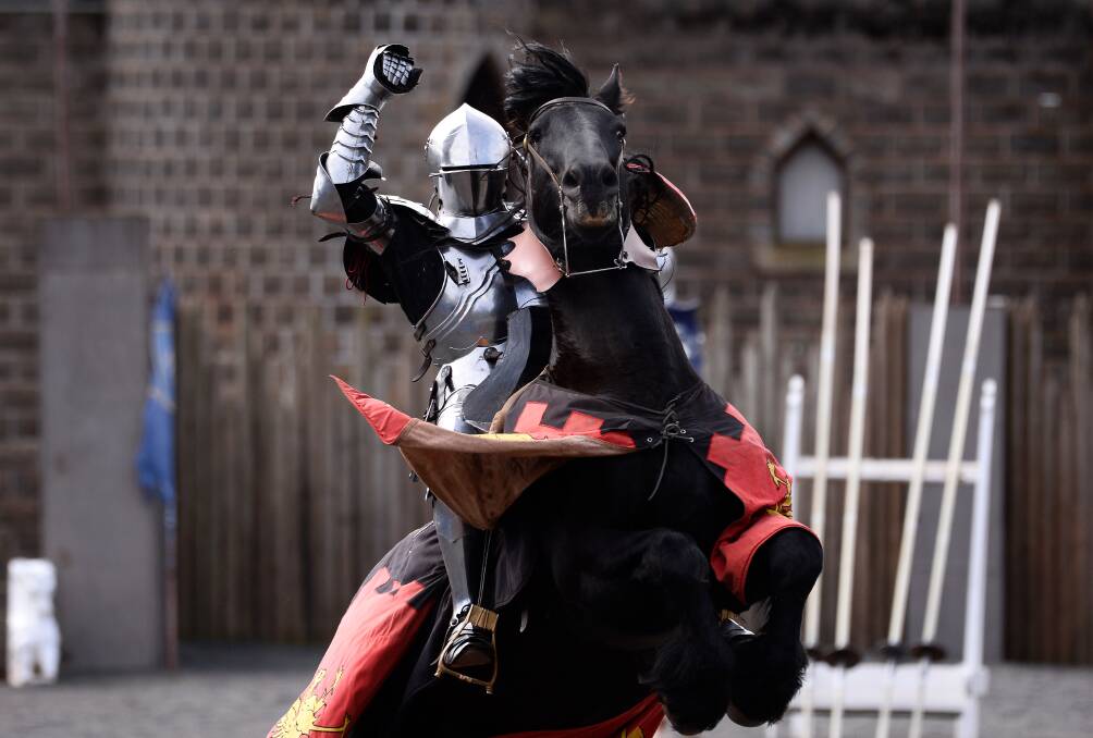 HEARTBREAK: Kryal Castle's jousting events will be halted while it remains closed due to lockdown. Picture: Adam Trafford