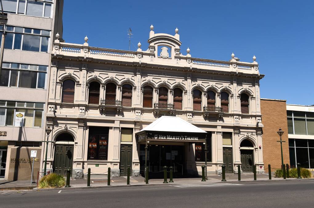 Her Majesty's Theatre could be undergoing a third round of refurbishments if a heritage permit is approved by Heritage Victoria. Picture: Adam Trafford