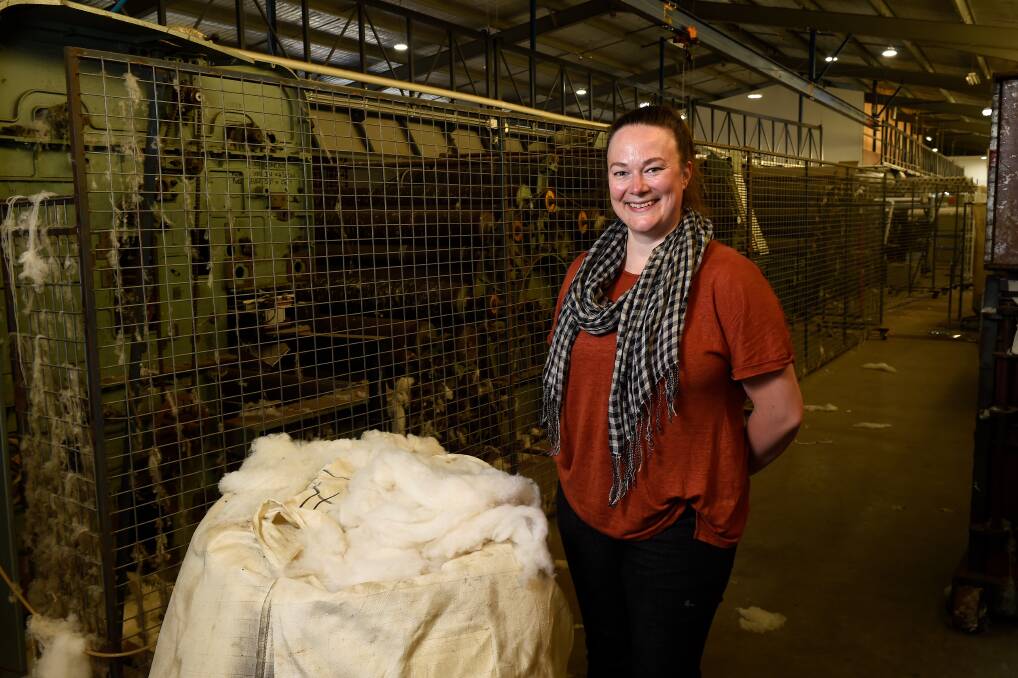 FLOCKING: Creswick Woollen Mills co-manager Emma Matheson hopes the Ballarat Pass will bring more people to the attraction and to the town. Pictures: Adam Trafford