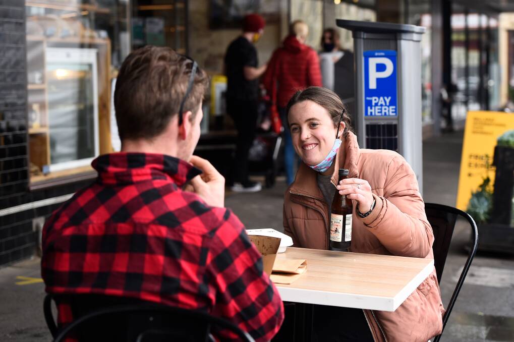 FRESH AIR: The City of Ballarat is looking to reallocate grant funding to support businesses in moving outdoors as restrictions ease. Picture: Adam Trafford