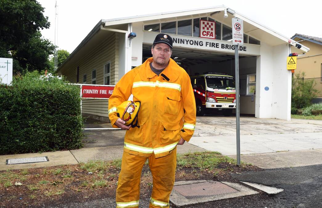 GRATEFUL: Buninyong CFA volunteer Ed Bradford was overwhelmed by the support of his gym which started a fundraising campaign. Picture: Kate Healy