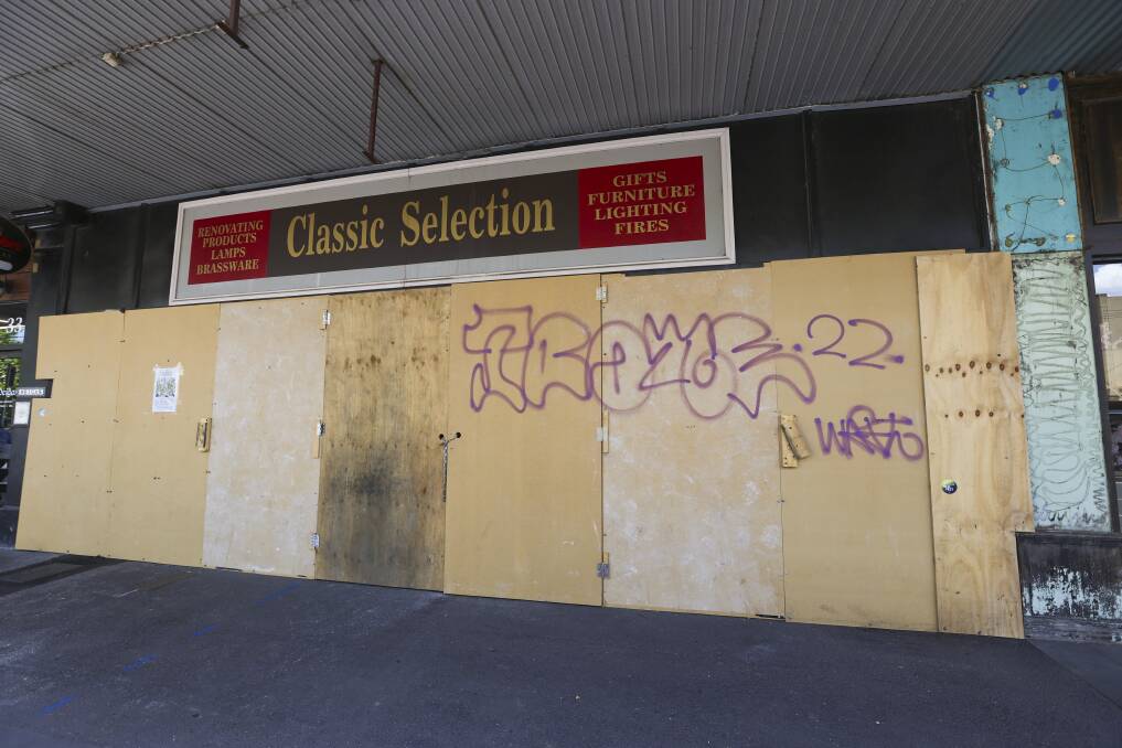 CHEERS: This former antique shop on Armstrong Street could become a craft distillery if plans are approved by the City of Ballarat. Picture: Luke Hemer