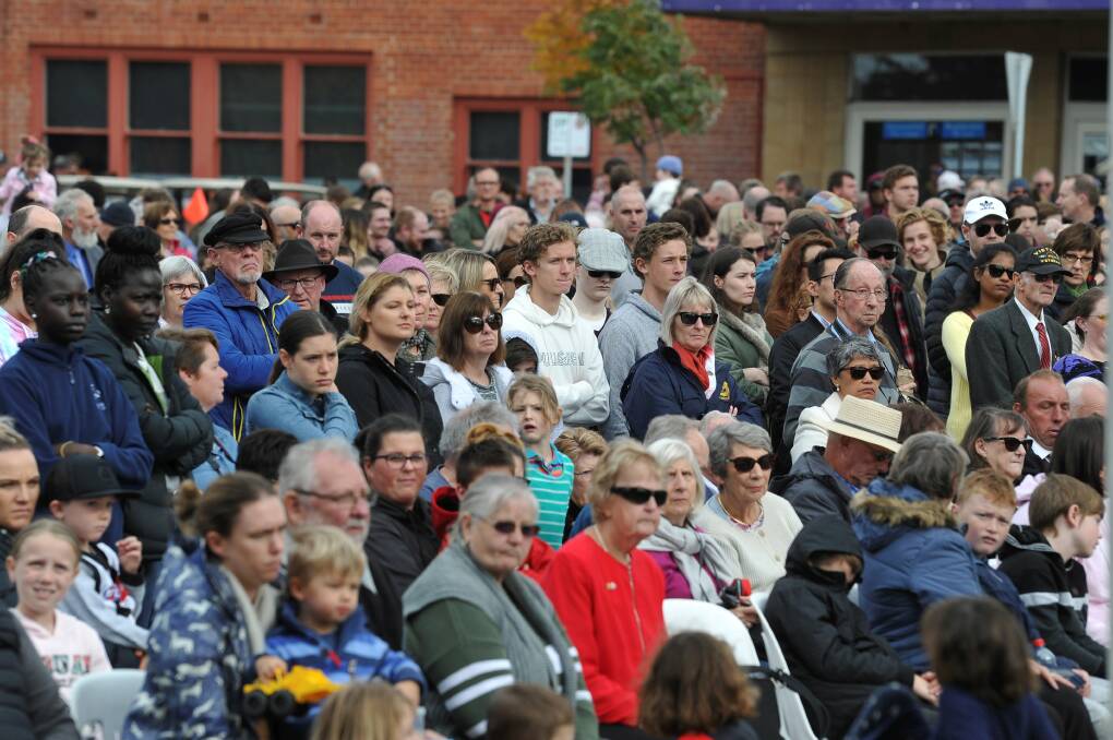 TICKETED: While crowds will be allowed to attend Ballarat's Anzac Day services, they will be managed under a plan released by the City of Ballarat yesterday. Picture: Lachlan Bence
