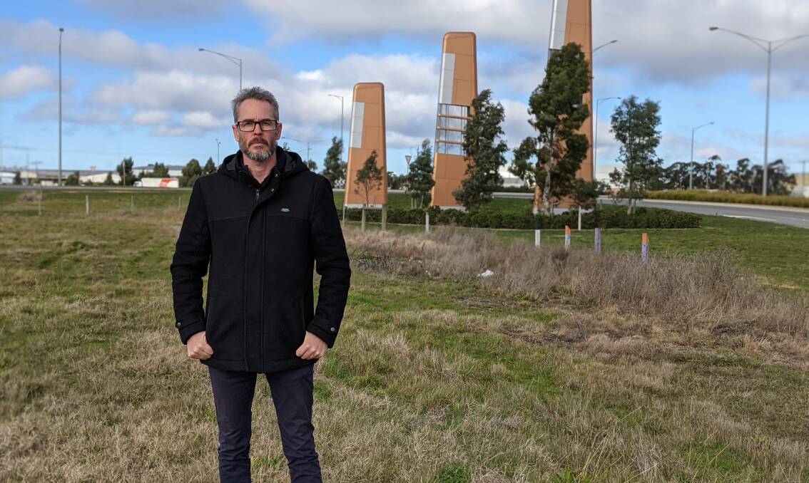 FRUSTRATED: City of Ballarat councillor Ben Taylor encouraged council to advocate for the BWEZ land to be returned to Development Victoria.