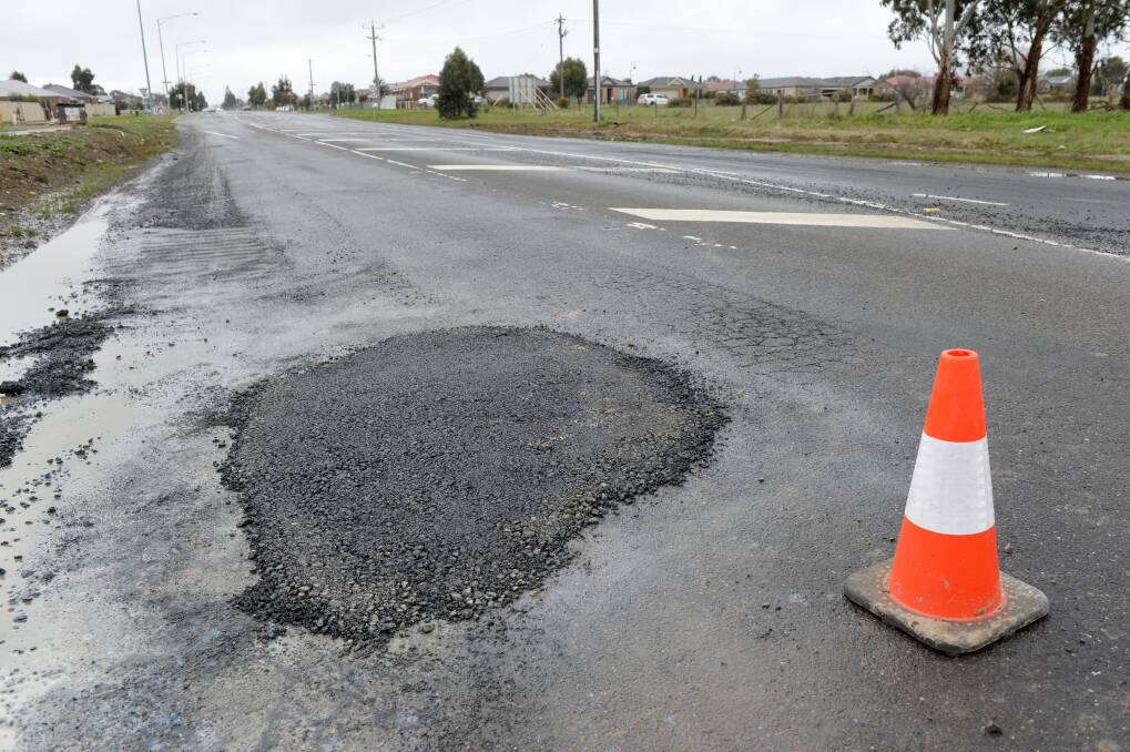 A combination of growth and weather has put additional demand on the road maintenance programs of councils across Victoria. Picture: Kate Healy