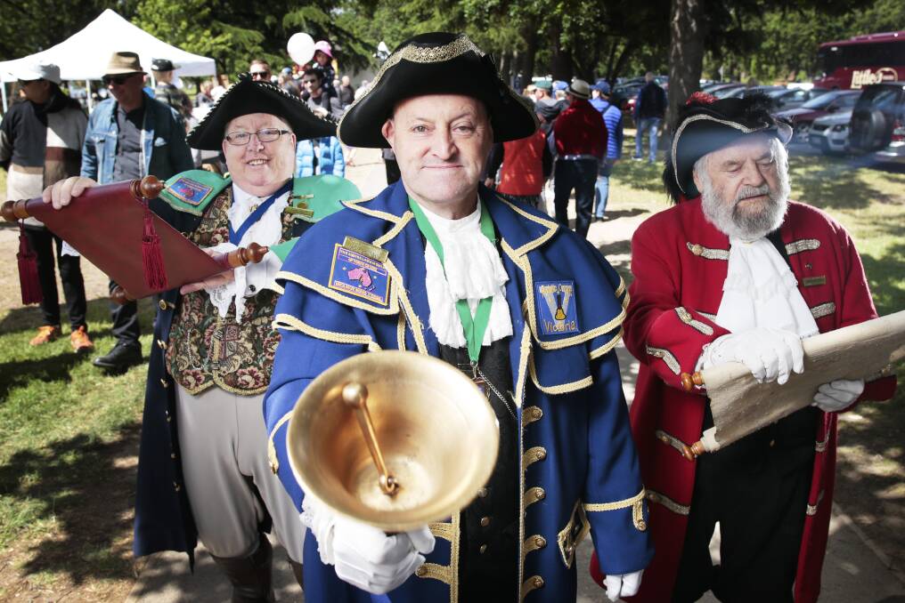 HEAR YE: Creswick's Philip Greenbank was named Hepburn Shire's Citizen of the Year for his volunteer work across several groups, including the Australasian Guild of Town Criers.