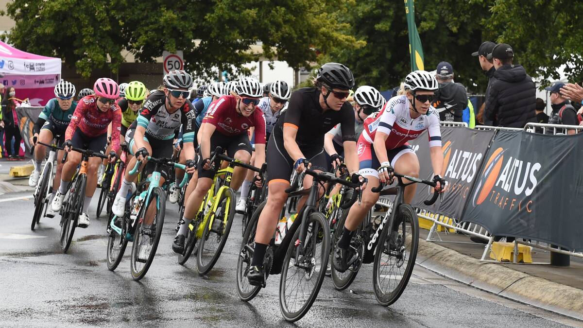 Cyclists compete in the Elite and Under 23 Women's Road Race.