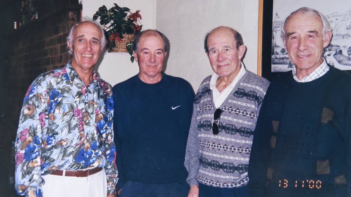 FAMILY: The four Campana brothers, Carlo, Livio, Marino and Piero, together in 2000.