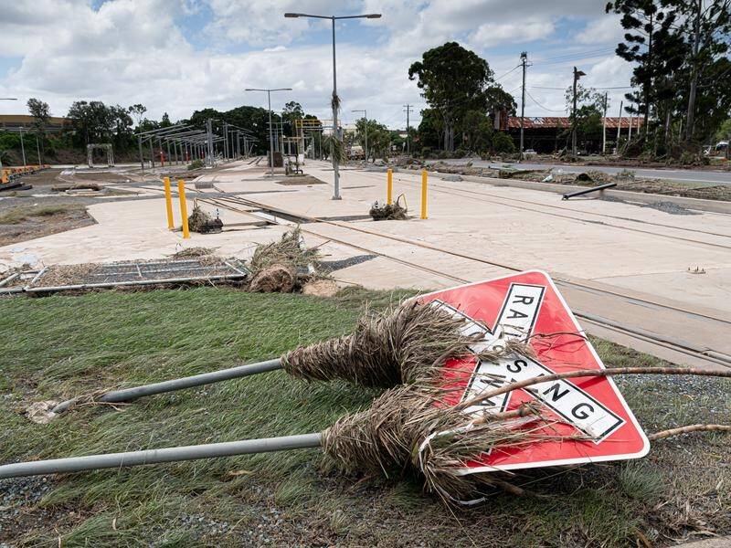 Flood damage in south-east Queensland. Picture: AAP