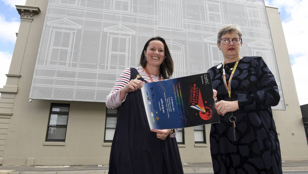 Cafs diversity and inclusion lead Liz Hardiman and chief executive Wendy Sturgess. Picture: Lachlan Bence