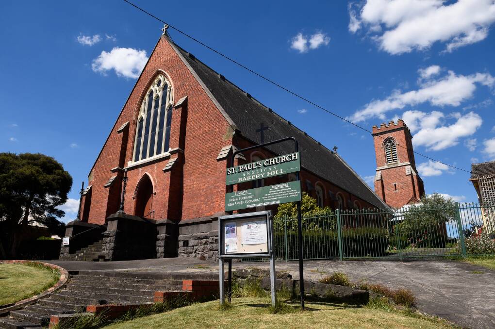 A four-lot subdivision has been proposed for the land on which St Paul's Anglican Church sits. Picture: Adam Trafford