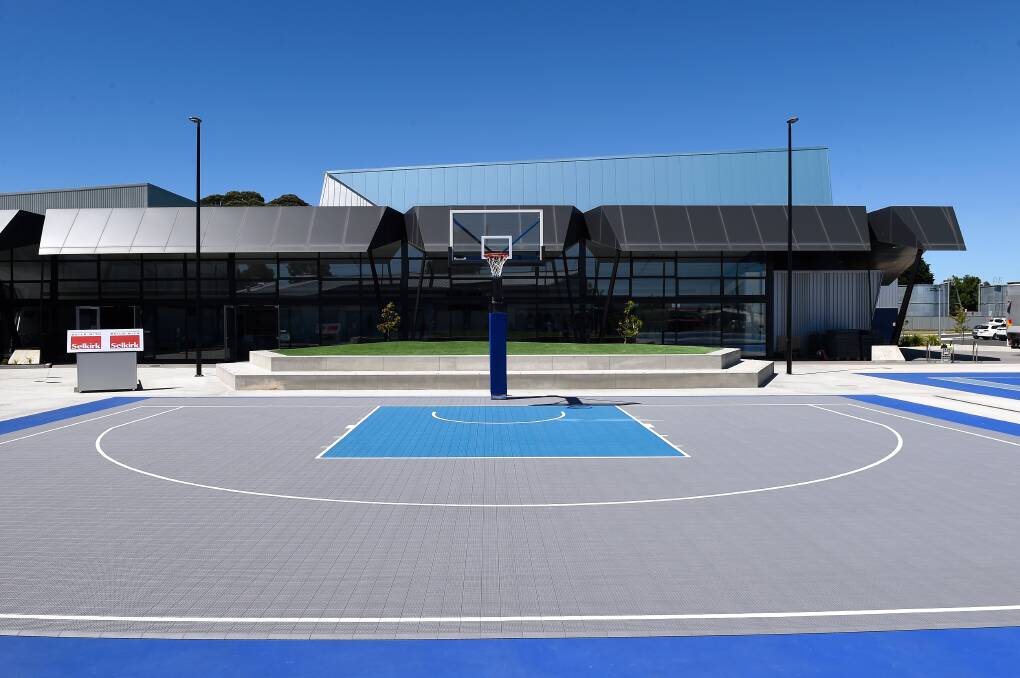 Game time for new 3x3 basketball courts