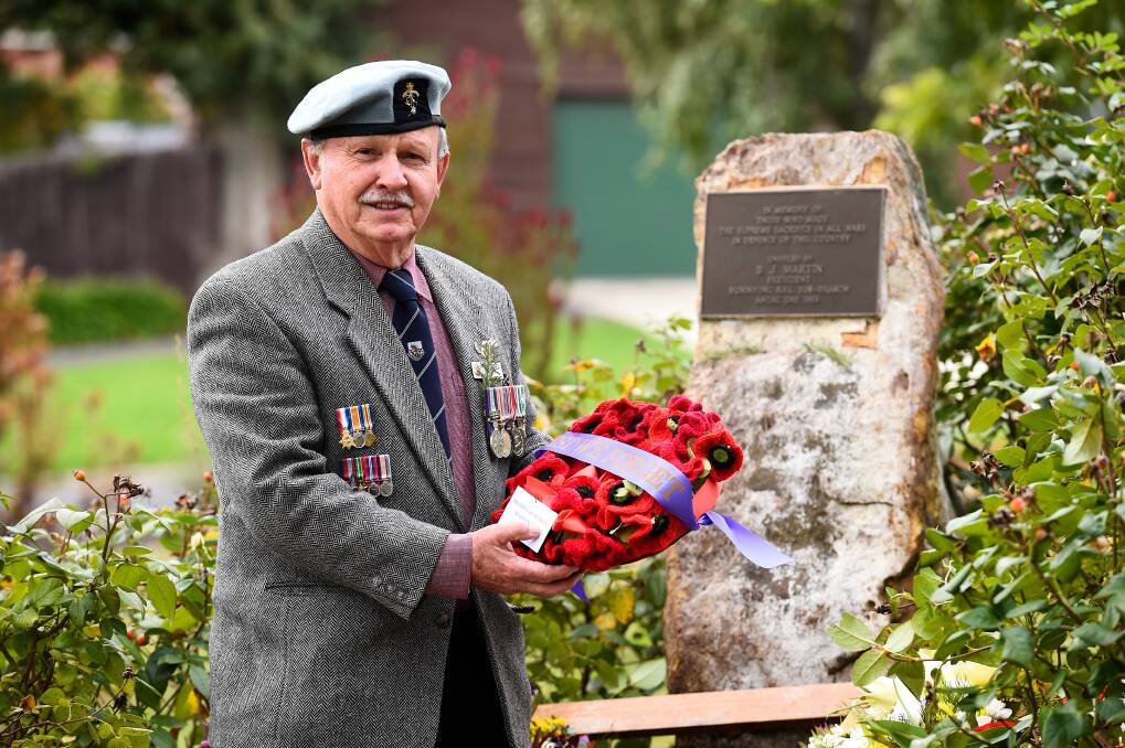 HOPEFUL: Buninyong RSL president Ron Fleming hopes for a small Anzac Day service in 2021. Picture: Adam Trafford