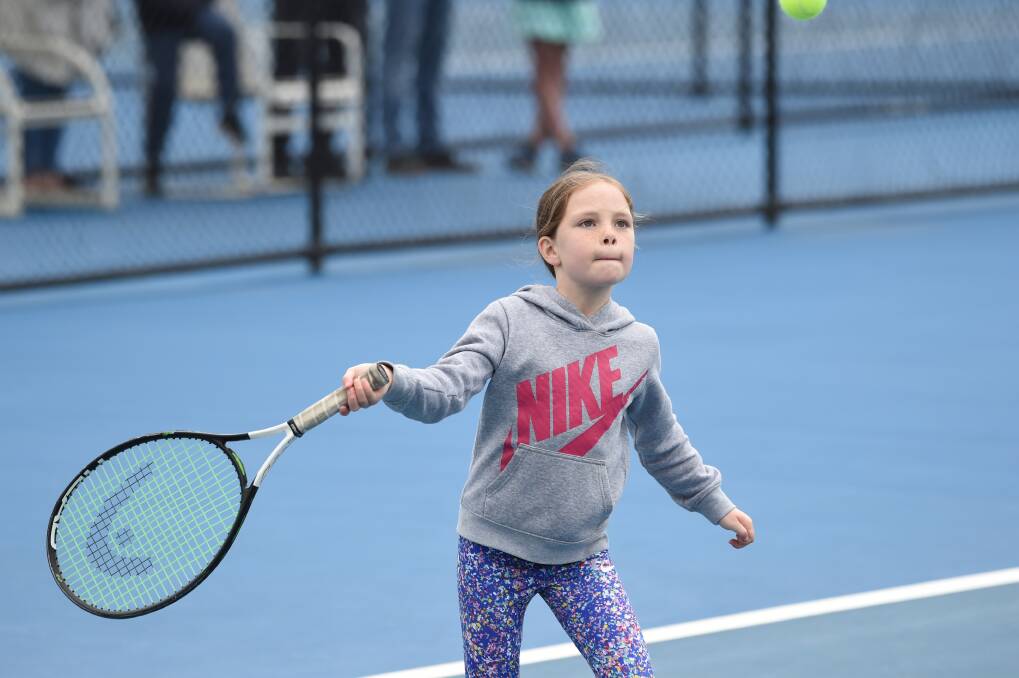 The Ballarat Regional Tennis Centre's youngest members will soon have some new courts to develop their skills on.