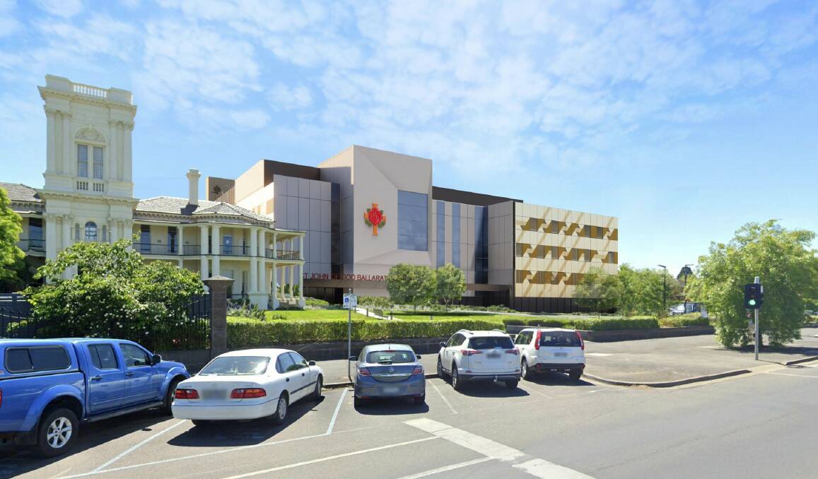 BIG PLANS: An artist's impression of what the redeveloped St John of God Ballarat Hospital could look like. More photos at thecourier.com.au