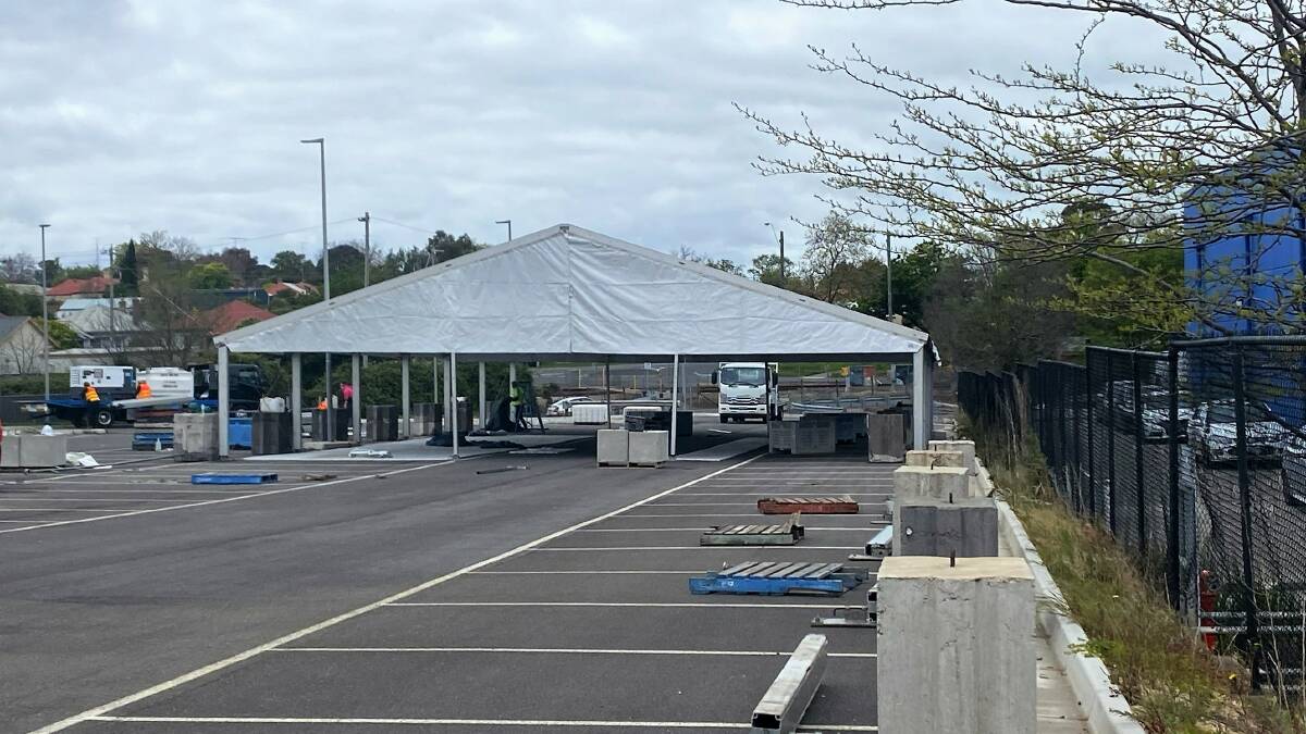 The new testing site at Creswick Road is set to open from 9am Tuesday morning. Picture: Ballarat Health Services