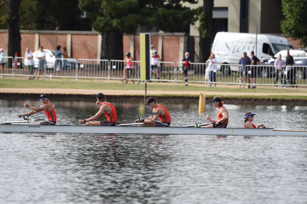 The Open Division Two got the ball rolling for Clarendon in the male races. Picture: Kate Healy