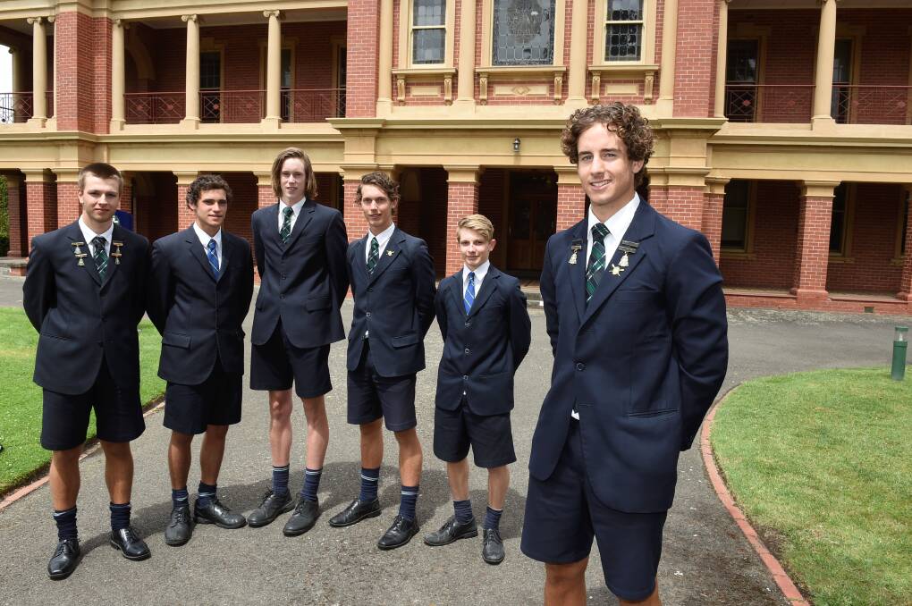 Oostendorp in his St Patrick's College days. Picture: Lachlan Bence