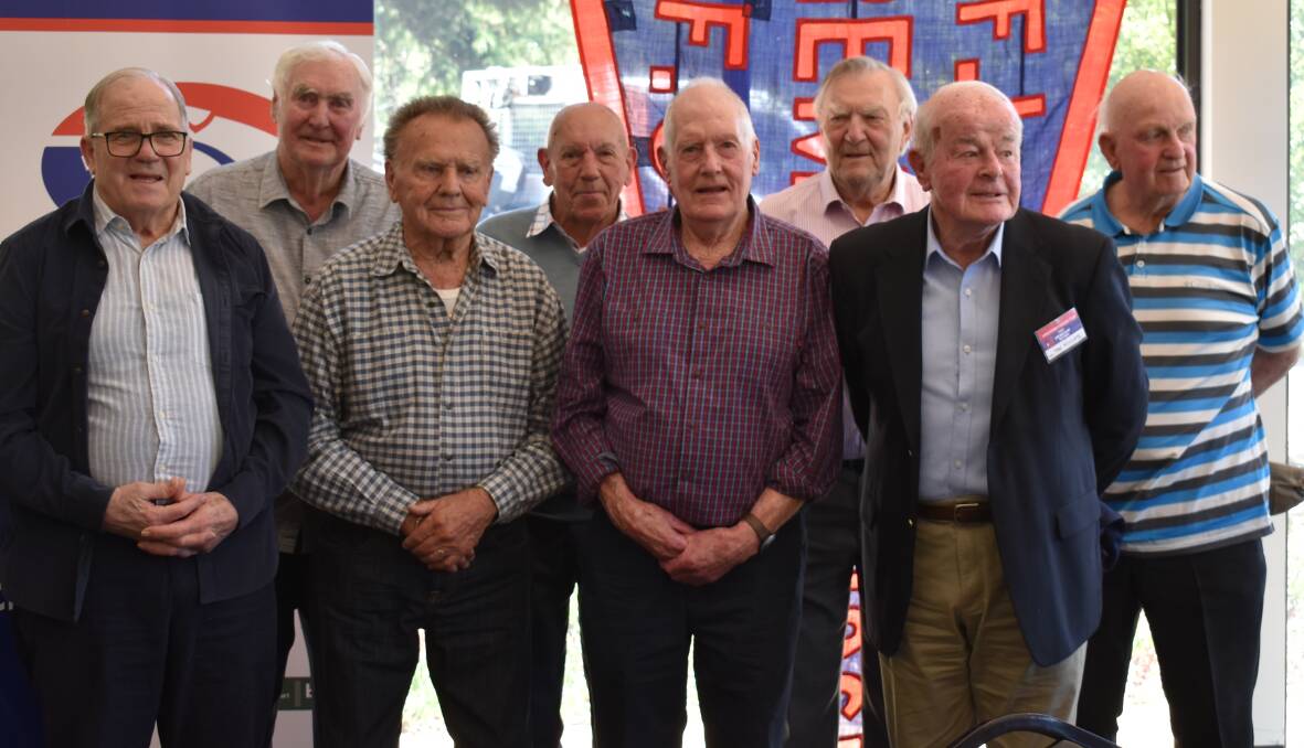 Eight members of the 1961 premiership side were in attendance at the club's 60-year reunion. Picture: supplied
