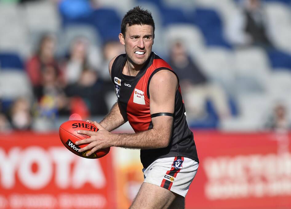 Alex Bomitali has been a consistent figure at Buninyong for a long time and notched his 200th game at the weekend. Picture: Dylan Burns