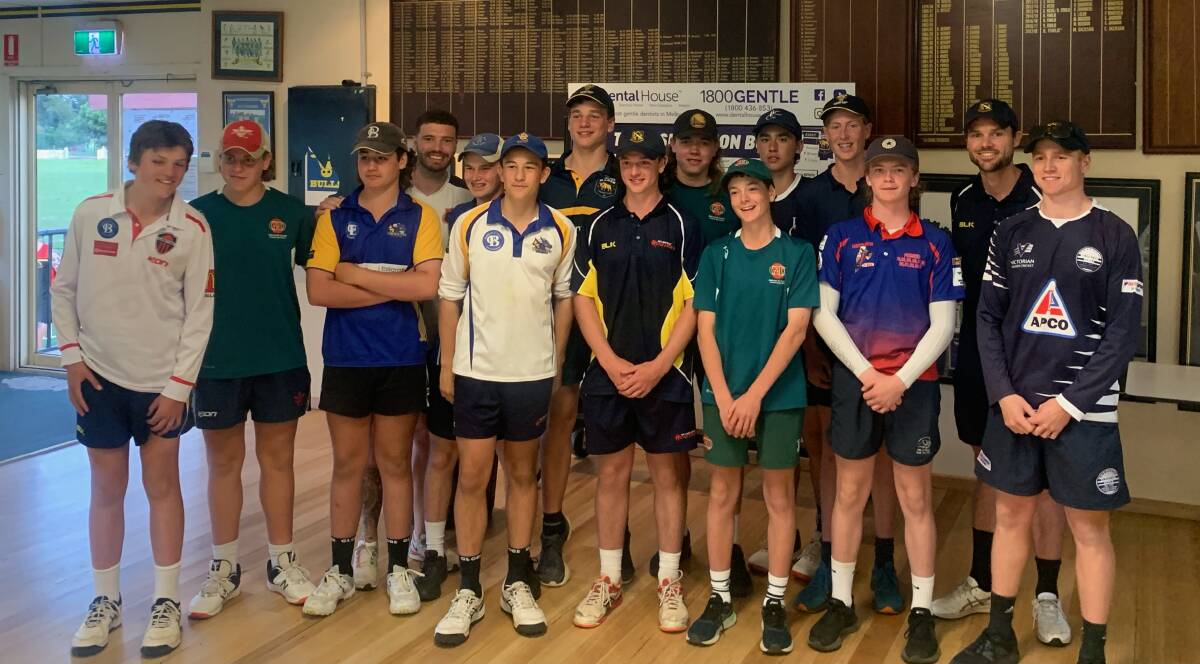 The Central Highlands under-16 boys cricket side. Picture: supplied