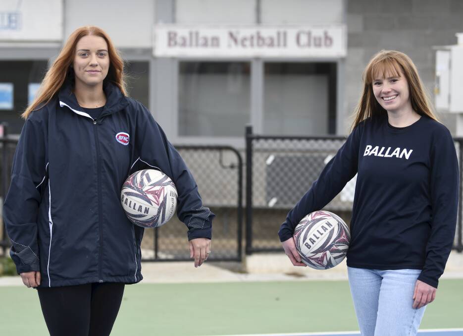 New co-coaches Laura Parsons and Emily Lyle will lead Ballan's revival in the 2022 season. Pictures: Lachlan Bence