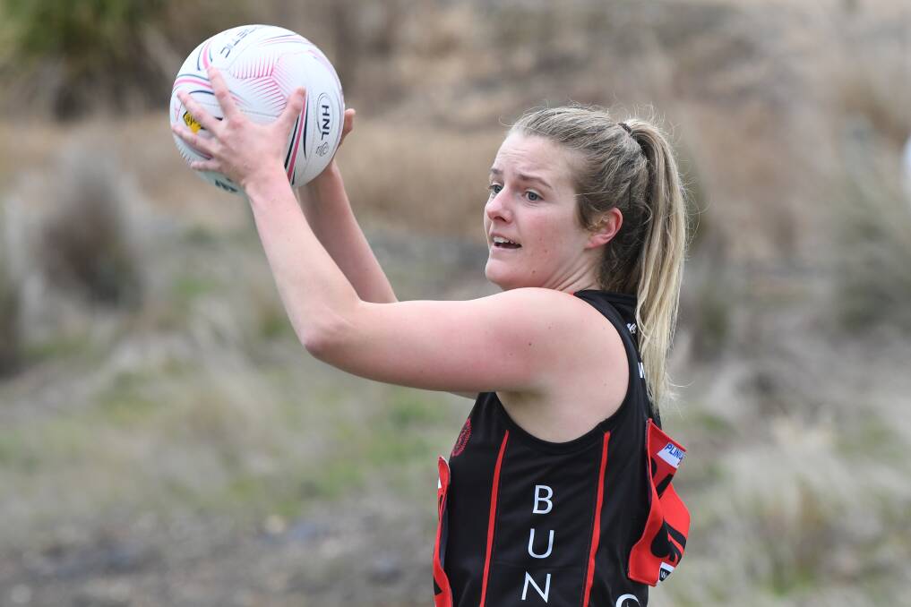 Buninyong's defence has been the best in the competition all season long, anchored by Erin Riley. Picture: Kate Healy