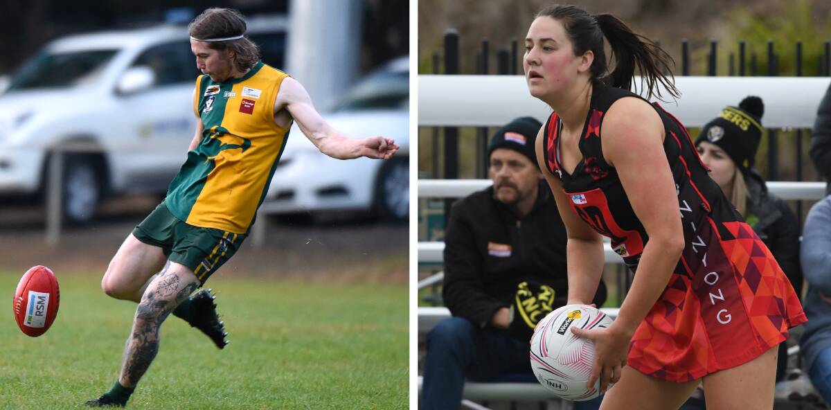 Gordon and Buninyong finished the season as minor premiers. Pictures: Adam Trafford and Kate Healy