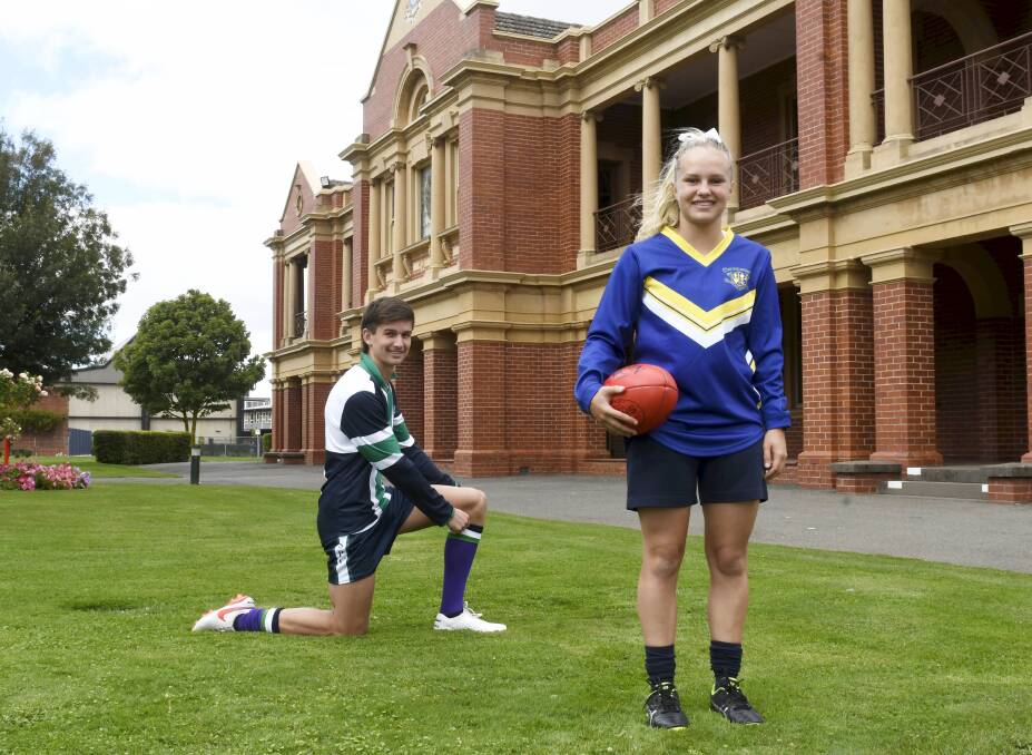 Sam Butler and Lilli Condon will be hoping to bring bragging rights back to Ballarat. Picture: Lachlan Bence