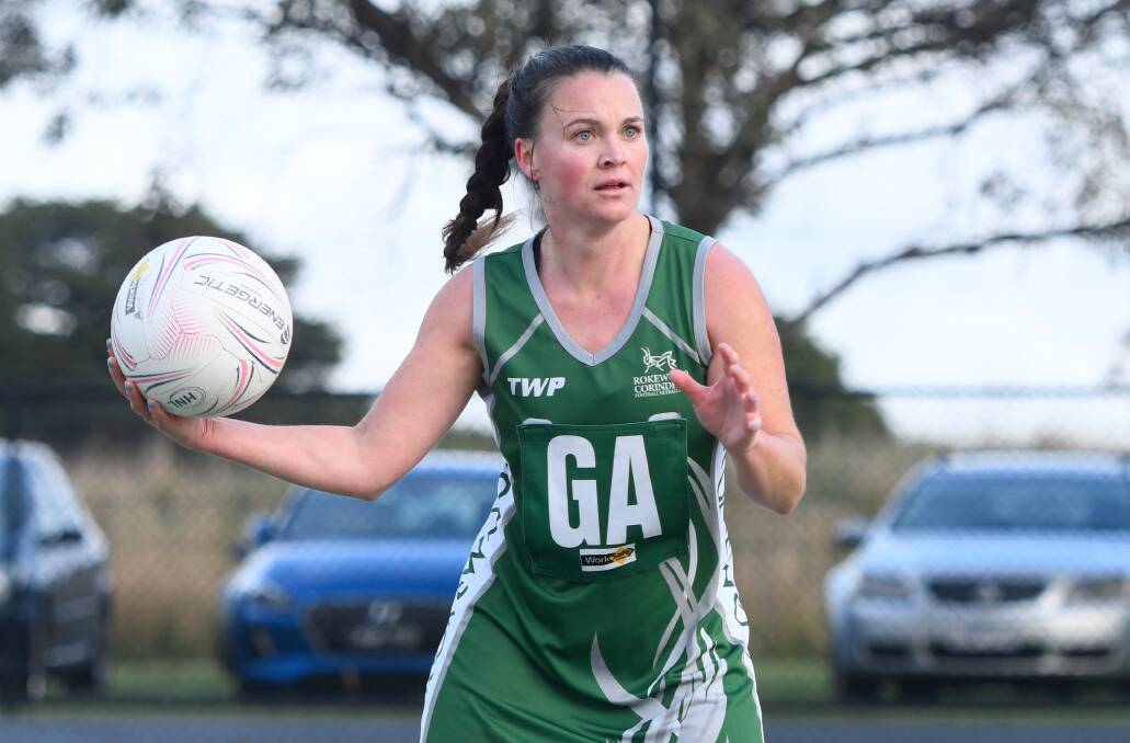 Elizabeth Denouden and Rokewood-Corindhap snuck into the top four with a round 17 win over Clunes. Picture: Adam Trafford