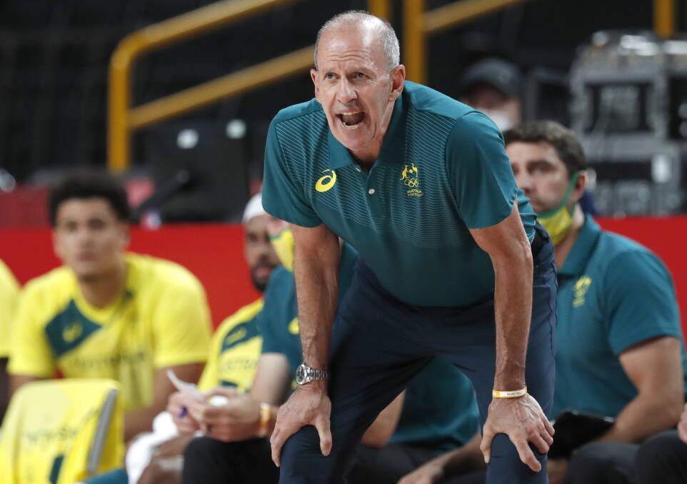 Brian Goorjian could lead the Boomers to their first Olympic medal. Picture: EPA/Kiyoshi Ota