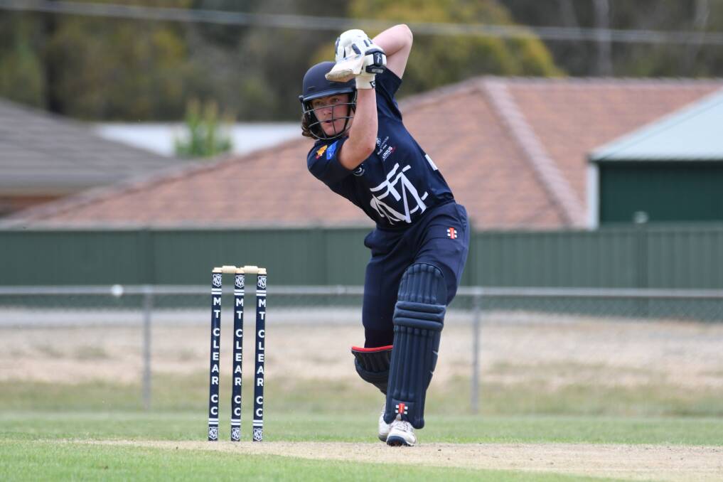 Mt Clear's Jack Jeffrey impressed with 54 runs. Picture: Kate Healy