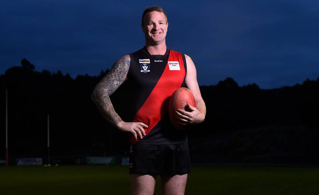 Mark Phelps will play game 300 for Buninyong, three weeks after he thought he would. Picture: Adam Trafford