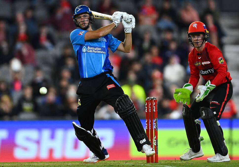 Short whips a delivery away against the Melbourne Renegades. Picture: Quinn Rooney/Getty Images