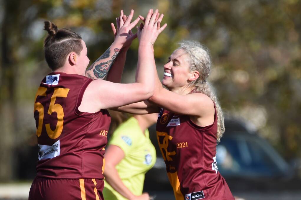Redan has been recognised as the 2021 Women's minor premiers by the BFNL. Picture: Kate Healy