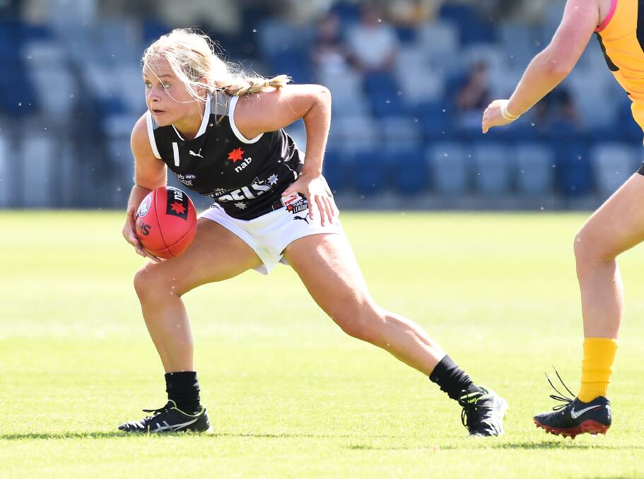 Lilli Condon will return to the GWV Rebels after a superb 2021 NAB League season, helping lead the side to a preliminary final. Picture: Adam Trafford