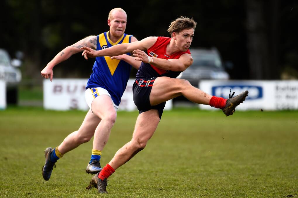 Bungaree youngster Andrew Milroy in action in 2019. Picture: Adam Trafford