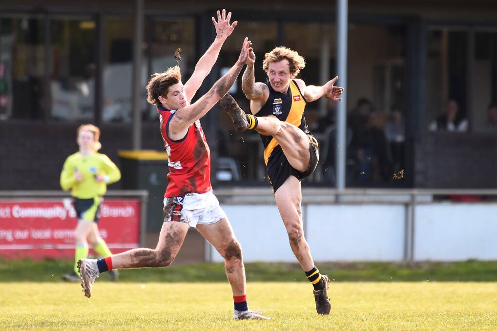 Todd Finco was one of Springbank's better players in the Tigers impressive win over Skipton. Picture: Adam Trafford