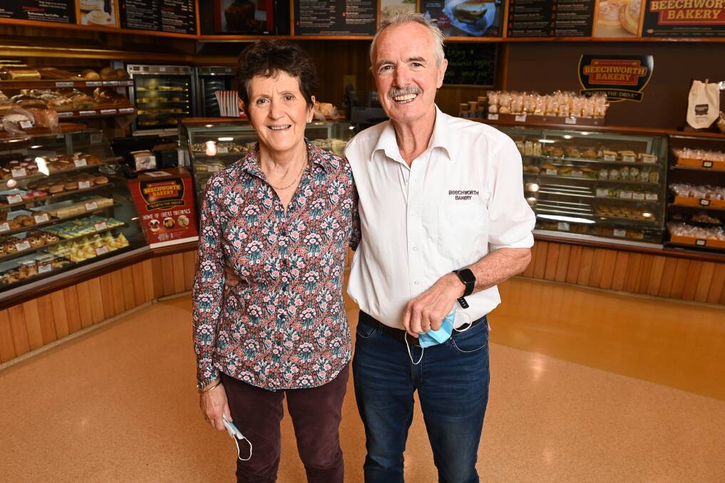 Tom O'Toole has been supported for many years by his wife Christine. Picture: MARK JESSER