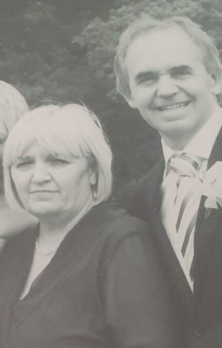 PLEA FOR POSSESSIONS: Ann Skowron pictured with her late husband, John. 