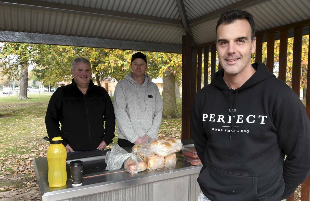 HOST WITH THE MOST: Justin Thompson is the Ballarat host of the Mr Perfect men's mental health barbeque. Picture: Supplied.