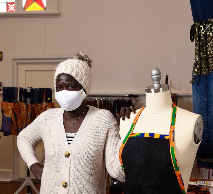 TOP SHELF: South Sudanese migrant Mary Top has overcome great adversity to become a valued community member.