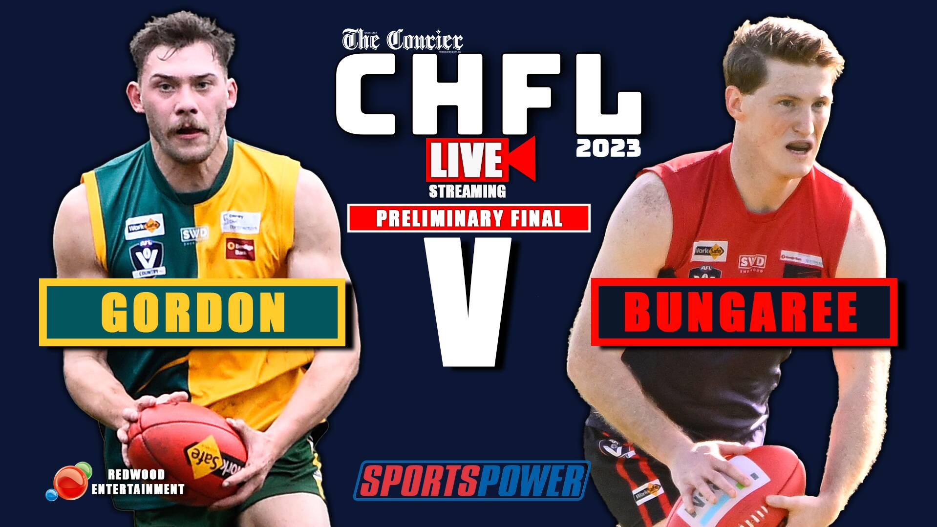 CHFL 2023 preliminary final live stream Gordon v Bungaree The Courier Ballarat, VIC