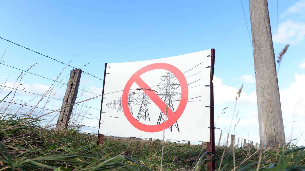 Community members have taken the state government to court for fast-tracking a controversial transmission line project's development. Picture file